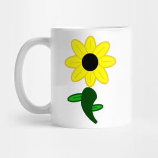 Semicolon Flower Mug